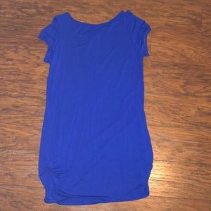 Vibrant Blue T-Shirt Dress
